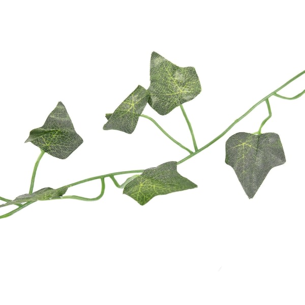 2 meter långa konstgjorda växter Grön murgröna blad dekoration, rankande sektioner