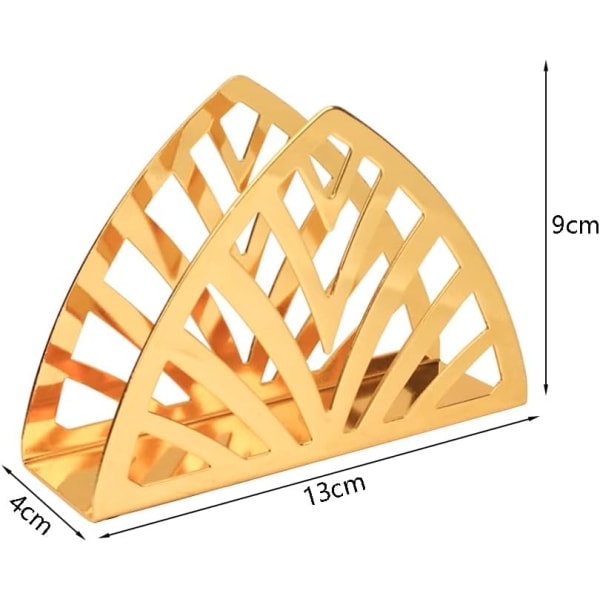 2 stycken Servetthållare för bordsskiva Servetthållare Ihålig pappersdispenser