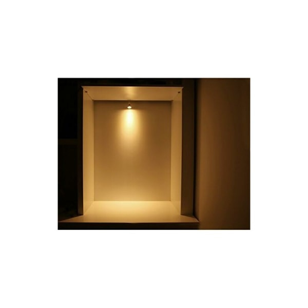 Høj kvalitet 3W skabslampe mini power børstet sølv LED-spotlight