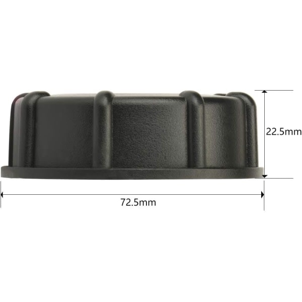 IBC-adapter 1 tums invändig gänga IBC-behållaretillbehör Cover