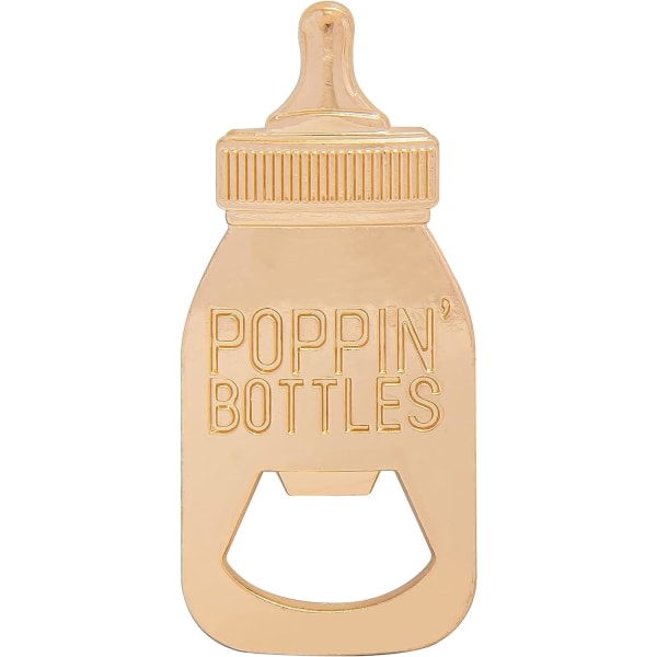 Baby shower Returgåvor för gästtillbehörBabyflaskformad flasköppnare (sininen)