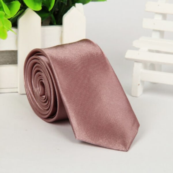 Massiv sidenslips för män röd grön lila slät slips bröllopsaffär klassiska slips
