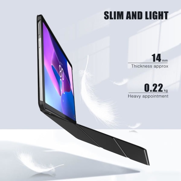 Tri-fold Etui til Lenovo Tab M10 Gen 3 Sleep - Wake Up Sort