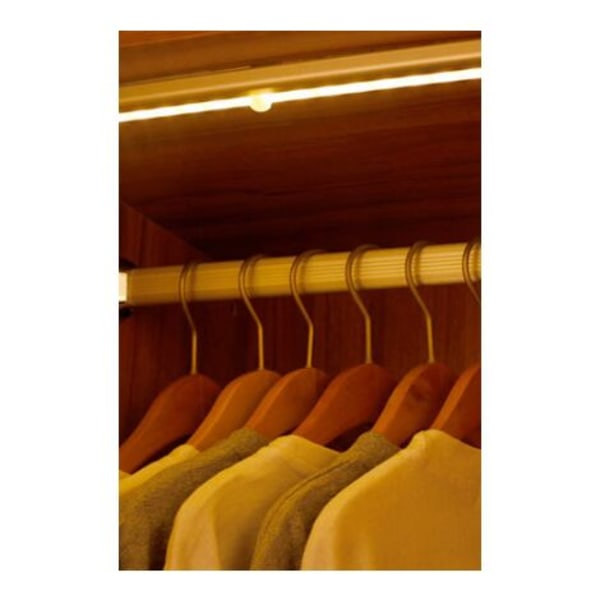 Intelligent USB-lading induksjonslys for menneskekroppen, nattlampe for garderobe, tofarget LED-halllampe, batteriskapsløs