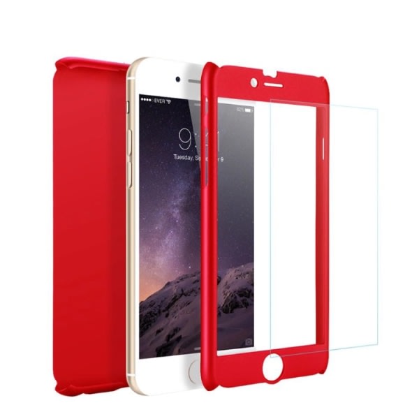 TG Praktiskt Exklusivt Skyddsfodral för iPhone 7 (DUBBELT SKYDD) Silver