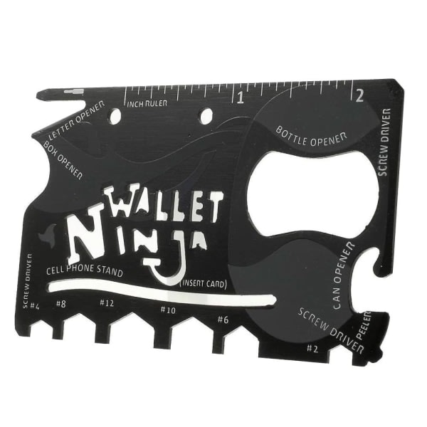 TG Ninja Wallet - Multifunktionsverktyg Svart