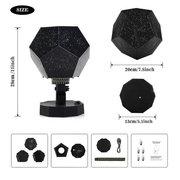 DIY Videnskabsprojektor Natlampe, Phantom Star Projektor Natlampe Med 5 Farver Til Børn Voksne Soveværelse