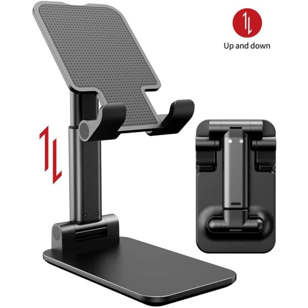 TG Universal Justerbart Stativ for Tablet og Smartphone - Svart