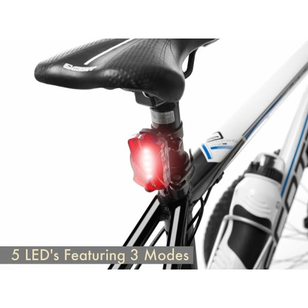 Galaxy 3W Mountainbike Pandelampe Genopladelig Lommelygte Sæt Zoom Blænding