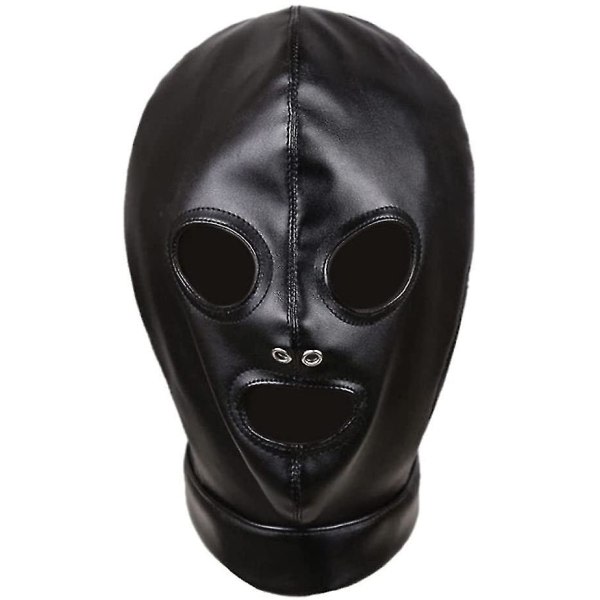 Läder Huva Mask Kostym Leksak