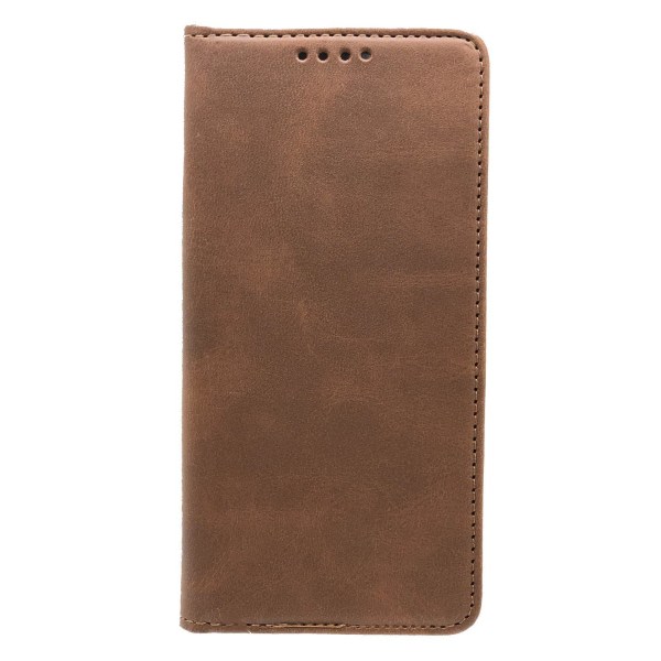 Plånboksfodral Premium iPhone 12 / 12 Pro - flere farver Mörkbrun