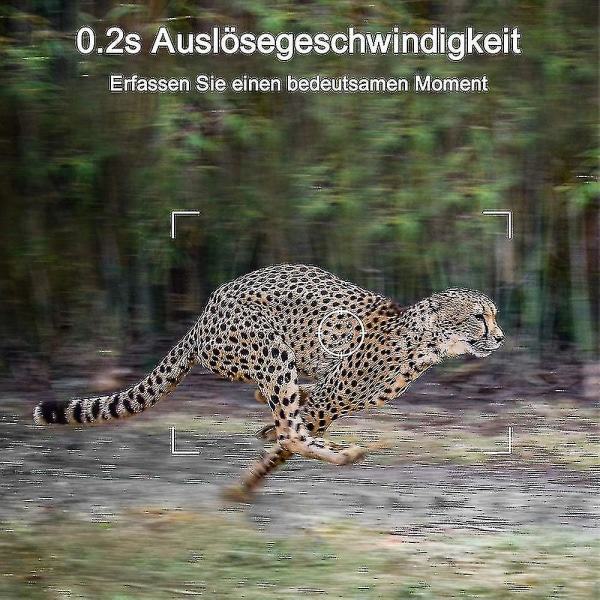 Vildtkamera, Jaktkamera med vidvinkelbevægelse Seneste sensor View Trigger Time Trail Game Camera Uden Glød Og Vandafvisende Til Vildt Overvågning