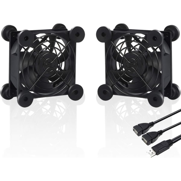 TG 80 mm fläkt USB-drivna fläktar Tyst datorkylning 5v fläktkompatibel