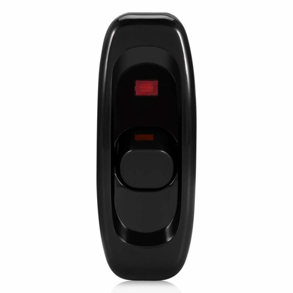 5-pakkikytkin - AC 250V 10A Inline On/Off (musta)