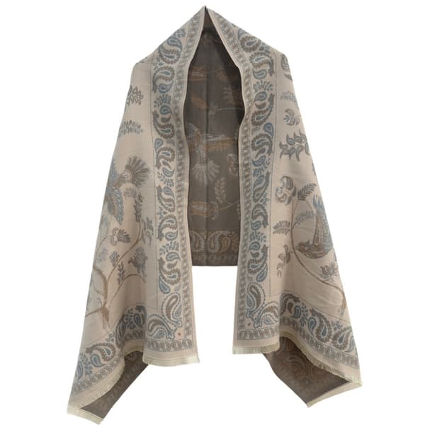 Mjuk fruktmönstrad scarf/sjal för vinterbruk - qcx B