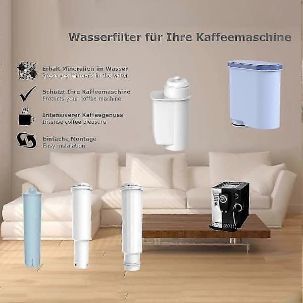 Filterpatroner til Aqua Clean fuldautomatiske kaffemaskiner, til Philips Ca6903/10 og Ca6903/22