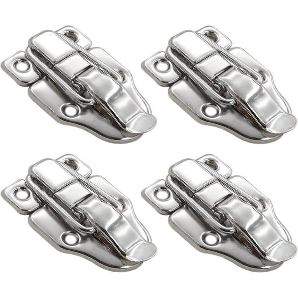 Rostfritt Stål Robust Lås Toggle Catch Resväska Trälåda Case Lås Låsbar Låsspänne För Case Verktygslåda Hantverkslådor Garderob Låda Ca