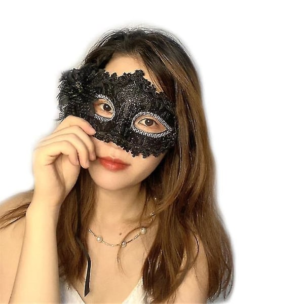 Galaxy Maskeradmasker Halloween Spets Ögonbindlar Carnival Prom Supplies