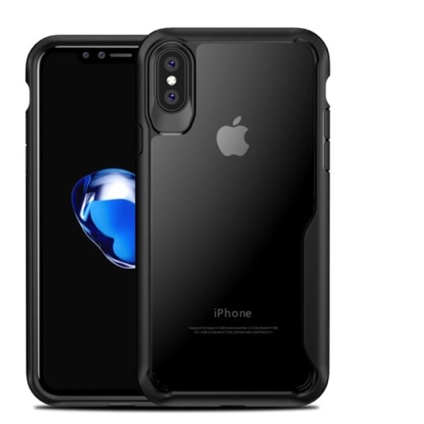 TG iPhone X/XS - Iskun kestävä puhelimen kuori Harmaa