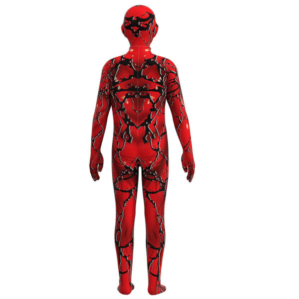 Ny Halloween Costume Cos Venom 2 Röd Venom Jumpsuit Tights Spider-man Hero Costume Costume 110