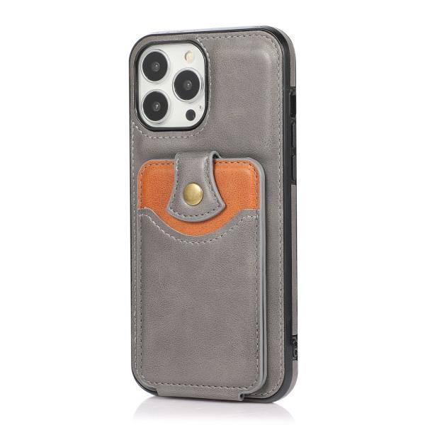 TG Suojaava Ohut Kotelo Korttitaskulla - iPhone 14 Pro Max Vihreä