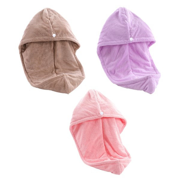 TG Mikrofiber Hårhanddukspaket Ultraabsorberande, Snabbtorkande Hårstyling 1