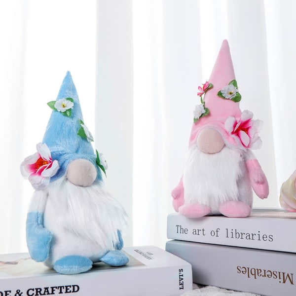 Sommartomtar, Vårblommatomtar, Halloweentomtar, Tomte, Nisse, Svenska Plyschtomtar, Skandinavisk Dvärg, Handgjord Tomtepresent - B