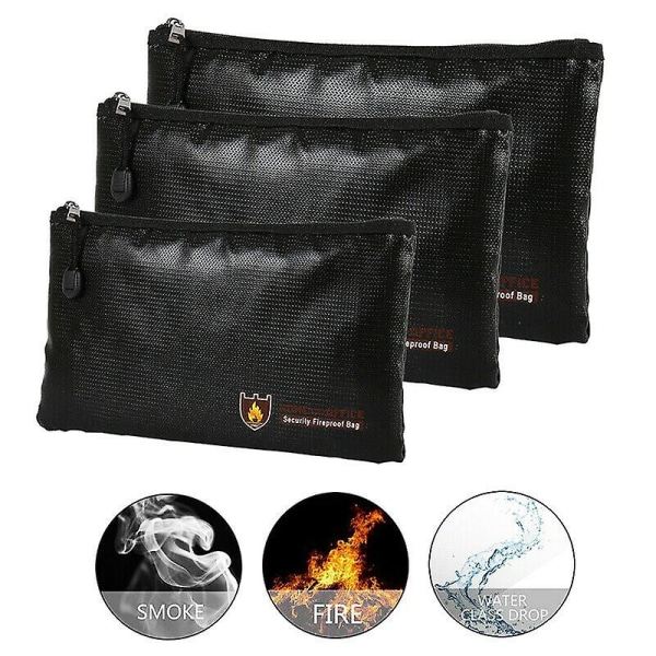 Brandssikker Dokumenttaske Pengeboks Brandssikker Vandafvisende 34CM*25CM