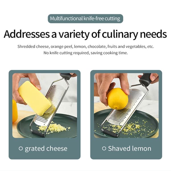 Professional Cheese Graters for Kitchen, Stainless Steel, Handheld, with Handle for Cheese, Chocolate, Spices, Kitchen Utensils and Tools