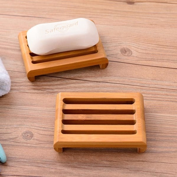 Bambu tvålfat - Bambu tvålställ - 11cm x 7,5 cm - Eco Produkt