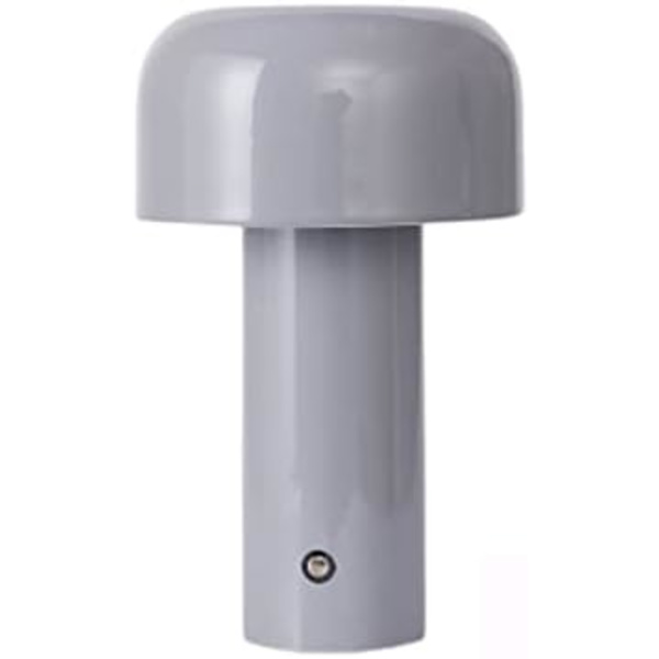 1. Svamplampe med Berøringsdimming Bordlampe for Stue USB Oppladbart Led Nattelys Moderne Trådløst Rom/Bar/Soverom/Sengebord/Studie/Hjem/Kontor Gray