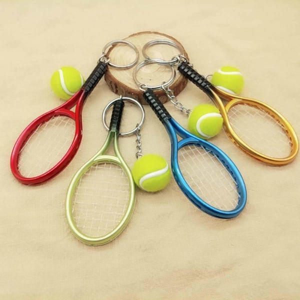 TG Simuleret Tennisracket Nøglering Wimbledon Tennis Konkurrence