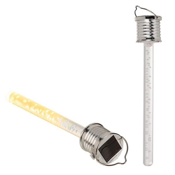 Hængende Lysstav / Solcellelampe til Have - Havelampe Varmhvid WarmWhite 2-Pack WarmWhite