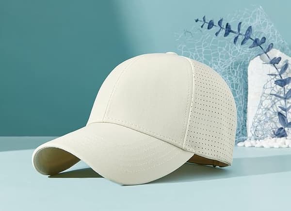 Baseballcaps sommer menn kvinner ventilerende, baseballcaps solhatt UV-beskyttelse for menn og kvinner (hodeomkrets: 56-59 cm), 1/Khaki, One Size