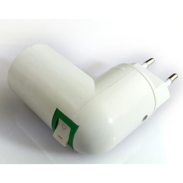 TG 2st E27-sockel med trådlös strömbrytare, E27 LED-lampfot, Qu