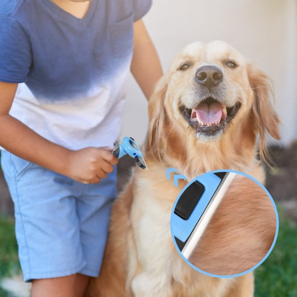 TG Hund & Katt Borst Grooming Brush, Professionellt Borstverktyg och G