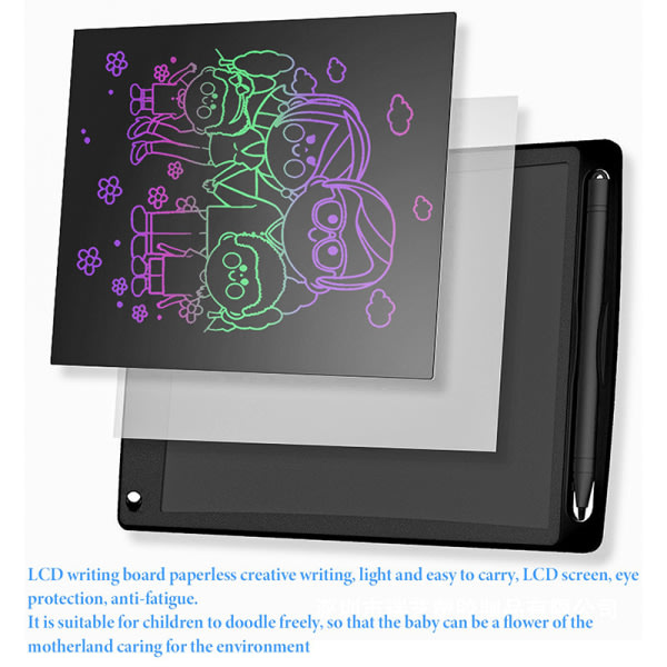 LCD-skrivplatta Digital ritplatta Handskriftsblock Blå 8,5 tum Enkel