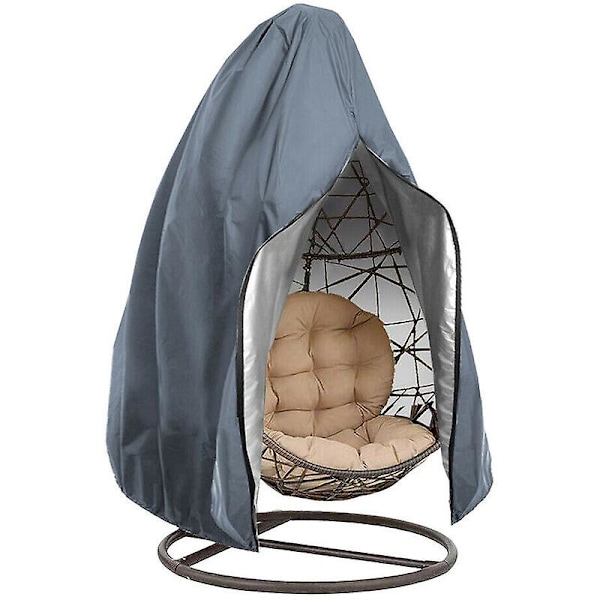 Gungstol Äggskal överdrag grå grey 210D zipper double230*200cm