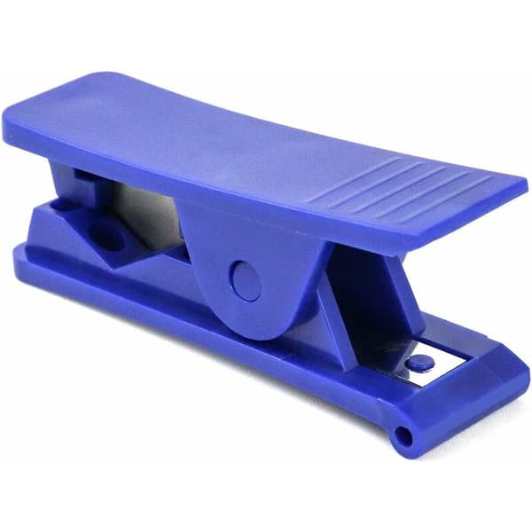 Pakke Rørkutter, Økonomisk Plast Gummi Rørkutter for Silikon PVC PU Nylon Slange, Opptil 12mm OD, Blå