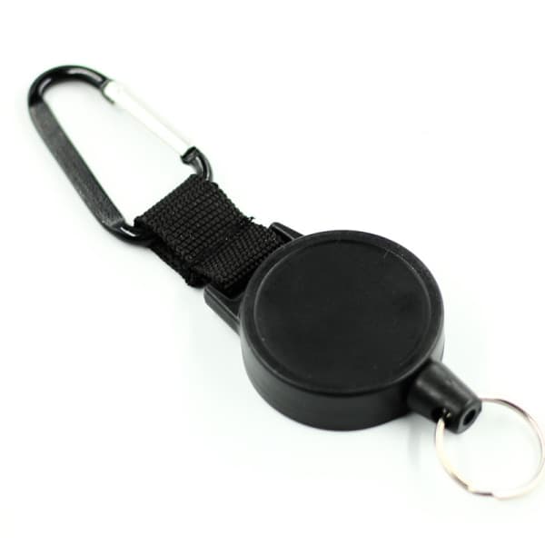 INF Udtrækkelig jojo nøglering Sort 55 cm_yux
