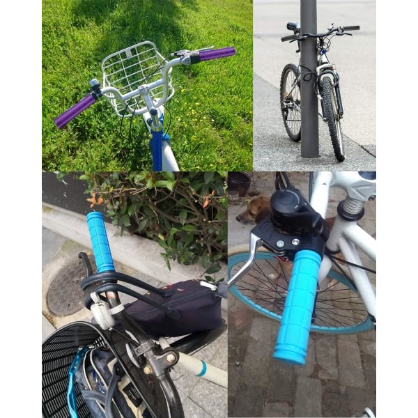 2 par cykelhandtag, skoter/BMX/MTB/skjutcykel/mountainbike/trehjuling/vägcykel/hjulstol/kryssare/hopfällbar cykel/ universal