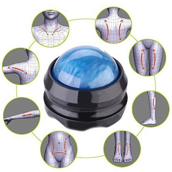 Massage Roller Ball Fitnessboll Isterapi Spända Muskler Avlastning Massagerare