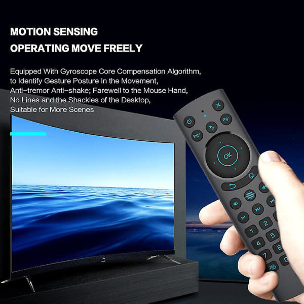 Bluetooth-yhteensopiva G20bts langaton kaukosäädin Android TV Boxille (AM4)