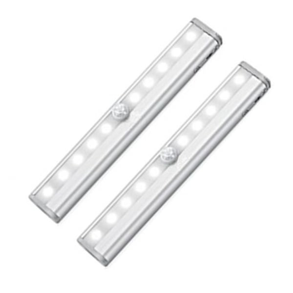 Intelligent USB-lading induksjonslys for menneskekroppen, nattlampe for garderobe, tofarget LED-halllampe, batteriskapsløs