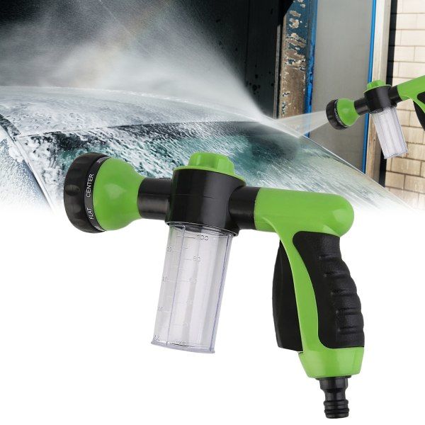 Vandslange Dysespids Biltvask Sprinkler Skum Lance Grøn