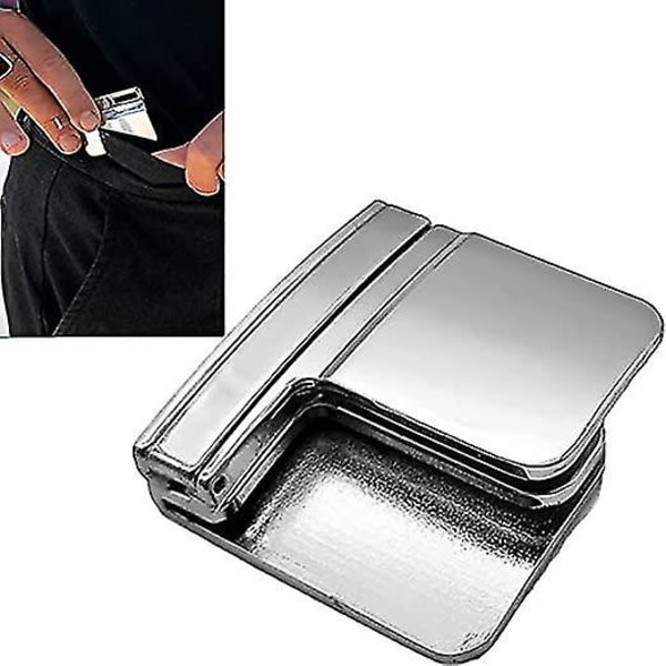 Multifunktionellt bältesklämma, sladdlöst spänne, osynligt bälte, Lazy Belt Spänn midjeband, unisex
