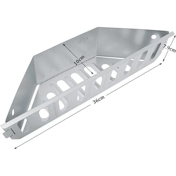 Kulkurve til Weber 7403 18 tommer og 26 tommer kuglegrill, varmebeholder i rustfrit stål, 2-pak