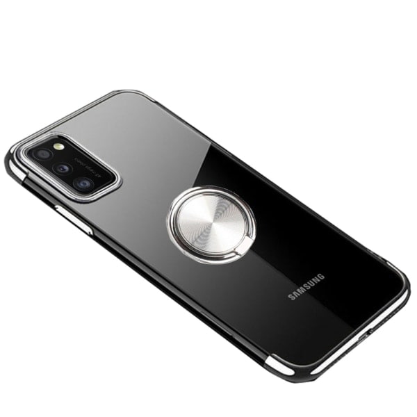 TG-kotelo renkaalla - Samsung Galaxy A41 Hopea