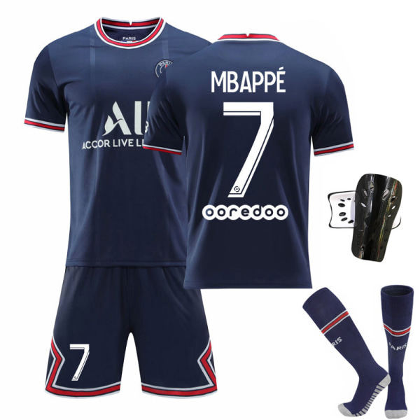 MM-kisat Paris Saint-Germain kolmivärinen lila nro 7 Mbappe