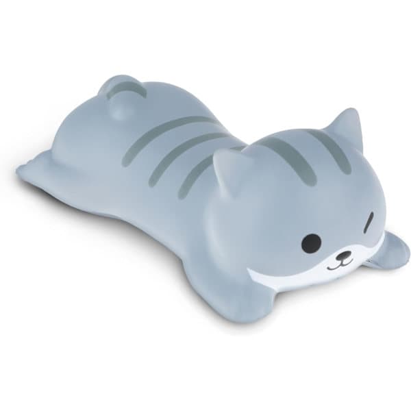 Søt musematte med håndleddsstøtte, liten katt, ergonomisk musematte med myk minneskum håndleddsstøtte, skrivebordsmatte for datamaskin, bærbar PC